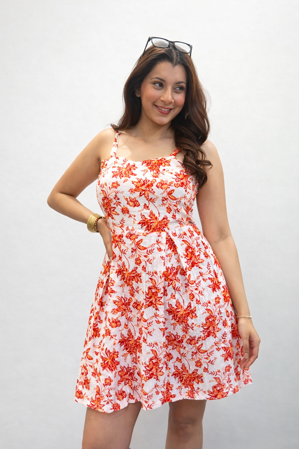 Floral Summer Fit & Flare Dress