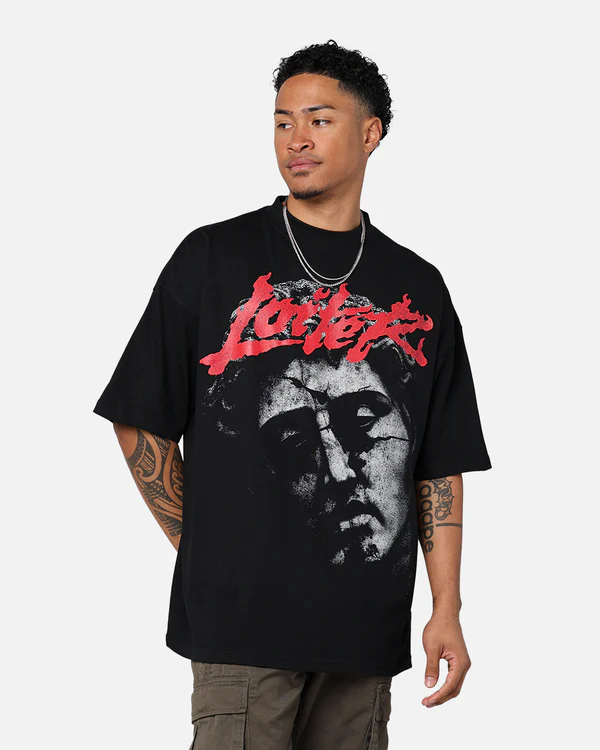 "Search and Destroy" Oversized Streetwear T-Shirt for Men - Image 2