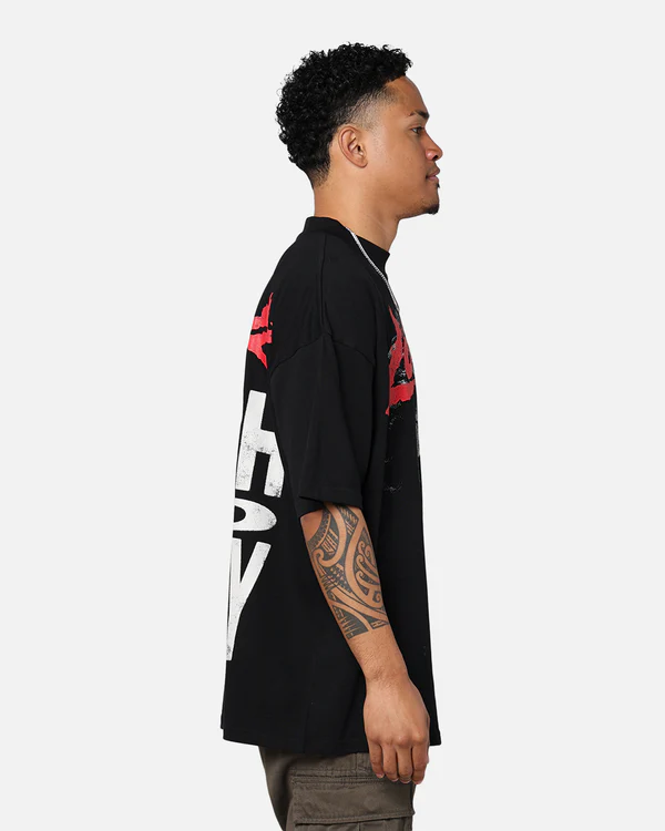 "Search and Destroy" Oversized Streetwear T-Shirt for Men - Image 6