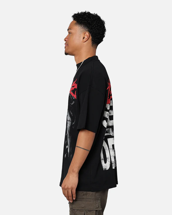 "Search and Destroy" Oversized Streetwear T-Shirt for Men - Image 7