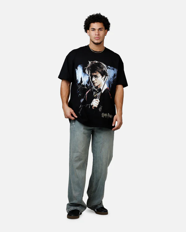Wizarding Franchise Oversized Graphic T-Shirt - Image 3