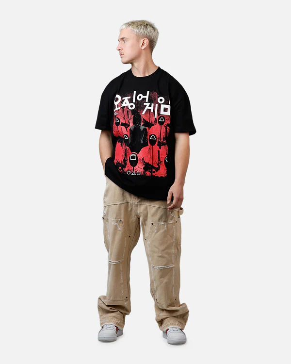 Squid Game Korean Oversized Graphic T-Shirt - Image 3