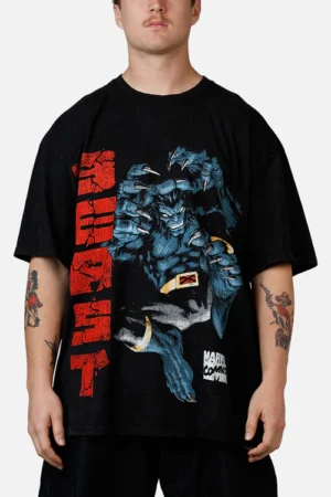 Marvel Comics Beast Oversized Graphic T-Shirt