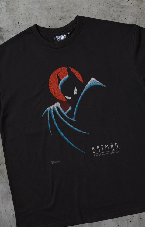 Batman: The Animated Series Oversized Vintage Tee - Image 4